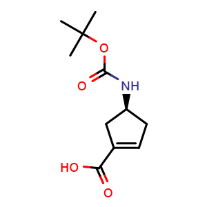 (4S)-4-(tert-butoxycarbonylamino)cyclopentene-1-carboxylic acid