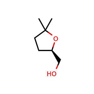 Chemical structure of [(2R)-5,5-dimethyloxolan-2-yl]methanol , CAS 159890-10-5, AChemBlock T94252