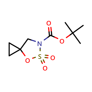tert-butyl 5,5-dioxo-4-oxa-5-thia-6-azaspiro[2.4]heptane-6-carboxylate