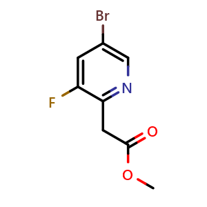 methyl 2-(5-bromo-3-fluoro-2-pyridyl)acetate