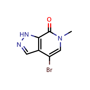 4-bromo-6-methyl-1H-pyrazolo[3,4-c]pyridin-7-one