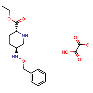 ethyl (2R,5S)-5-(benzyloxyamino)piperidine-2-carboxylate oxalic acid