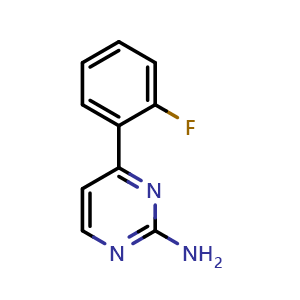 4-(2-fluorophenyl)pyrimidin-2-amine