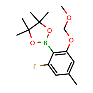 2-(2-fluoro-6-(methoxymethoxy)-4-methylphenyl)-4,4,5,5-tetramethyl-1,3,2-dioxaborolane
