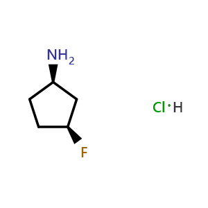 (1R,3S)-3-fluorocyclopentanamine hydrochloride