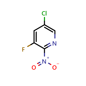 5-chloro-3-fluoro-2-nitro-pyridine
