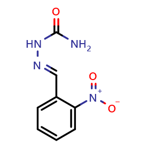 Chemical structure of 2-Nitrobenzaldehyde semicarbazone , CAS 16004-43-6, AChemBlock T94884