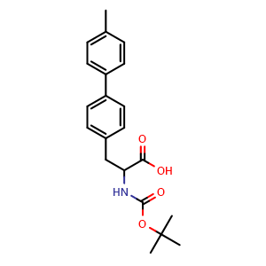 Chemical structure of Boc-4-(4-methylphenyl)-DL-phenylalanine , CAS 1259958-71-8, AChemBlock T94983