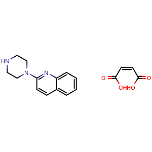 2-[1-PIPERAZINYL]QUINOLINE MALEATE SALT