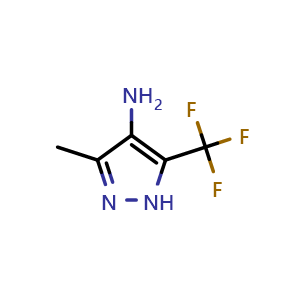 3-methyl-5-(trifluoromethyl)-1H-pyrazol-4-amine