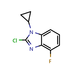 2-chloro-1-cyclopropyl-4-fluoro-1H-benzo[d]imidazole