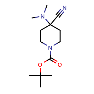 tert-butyl 4-cyano-4-(dimethylamino)piperidine-1-carboxylate