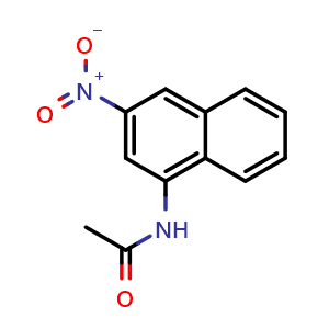 Chemical structure of N-(2-nitronaphthalen-4-yl)acetamide , CAS 102877-08-7, AChemBlock T95158