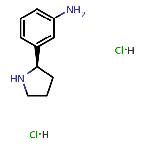 3-((2R)pyrrolidin-2-yl)phenylamine dihydrochloride