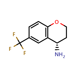 (4S)-6-(trifluoromethyl)chromane-4-ylamine
