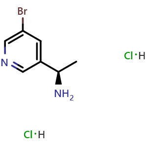 (1R)-1-(5-bromo(3-pyridyl))ethylamine dihydrochloride