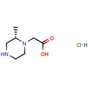 2-[(2S)-2-methylpiperazin-1-yl]acetic acid hydrochloride