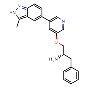 (2S)-1-[5-(3-methyl-2H-indazol-5-yl)pyridin-3-yl]oxy-3-phenylpropan-2-amine