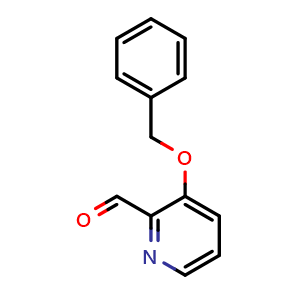 Chemical structure of 3-(benzyloxy)pyridine-2-carbaldehyde , CAS 94454-57-6, AChemBlock T95314