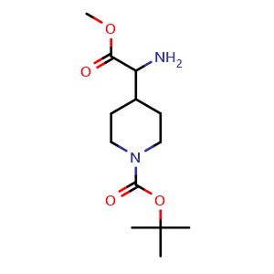 tert-butyl 4-(1-amino-2-methoxy-2-oxo-ethyl)piperidine-1-carboxylate