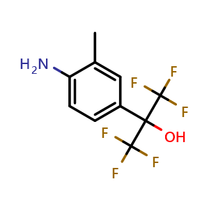 2-(4-amino-3-methylphenyl)-1,1,1,3,3,3-hexafluoropropan-2-ol