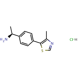 (S)-1-[4-(4-Methylthiazol-5-yl)phenyl]ethanamine hydrochloride