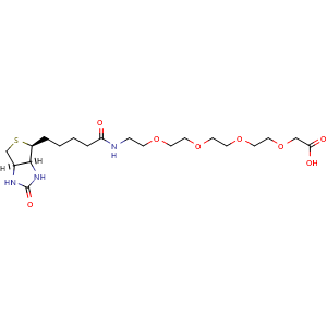 Chemical structure of Biotin-PEG4-CH2COOH , CAS 1119721-07-1, AChemBlock T95538