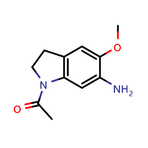 1-(6-Amino-5-methoxyindolin-1-yl)ethanone