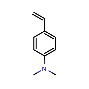 Chemical structure of N,N-Dimethyl-4-vinylaniline , CAS 2039-80-7, AChemBlock T95631