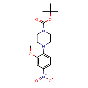 tert-butyl 4-(2-methoxy-4-nitrophenyl)piperazine-1-carboxylate