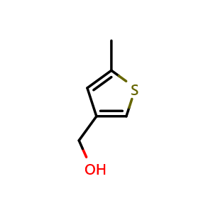 Chemical structure of (5-methylthiophen-3-yl)methanol , CAS 207277-11-0, AChemBlock T95765