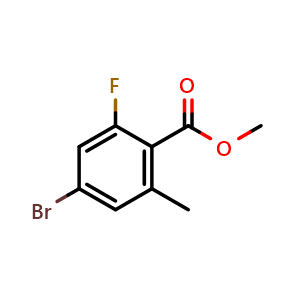 methyl 4-bromo-2-fluoro-6-methylbenzoate
