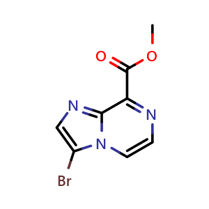 methyl 3-bromoimidazo[1,2-a]pyrazine-8-carboxylate