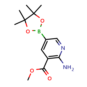 methyl 2-amino-5-(4,4,5,5-tetramethyl-1,3,2-dioxaborolan-2-yl)nicotinate
