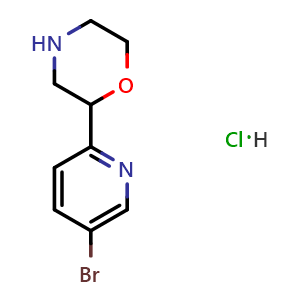 2-(5-bromo-2-pyridyl)morpholine hydrochloride