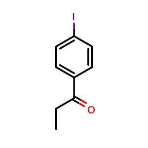 Chemical structure of 1-(4-Iodophenyl)propan-1-one , CAS 31970-26-0, AChemBlock T96091