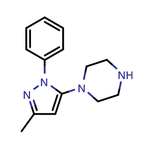 1-(3-methyl-1-phenyl-1H-pyrazol-5-yl)piperazine