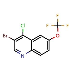 3-Bromo-4-chloro-6-(trifluoromethoxy)quinoline