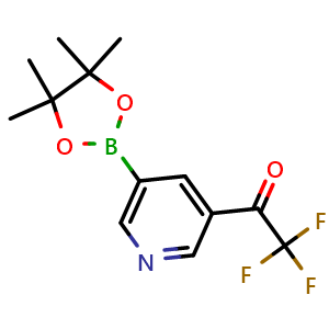 2,2,2-trifluoro-1-(5-(4,4,5,5-tetramethyl-1,3,2-dioxaborolan-2-yl)pyridin-3-yl)ethan-1-one
