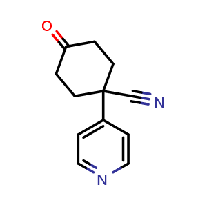 4-Oxo-1-(4-pyridinyl)-cyclohexanecarbonitrile