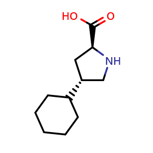 (2S,4S)-4-Cyclohexylpyrrolidine-2-carboxylic acid