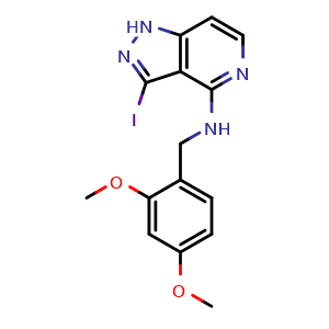 N-[(2,4-dimethoxyphenyl)methyl]-3-iodo-1H-pyrazolo[4,3-c]pyridin-4-amine