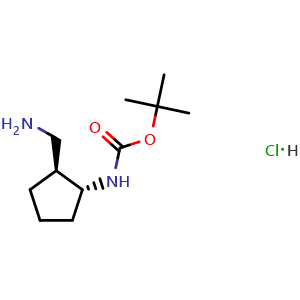 tert-butyl ((1R,2S)-2-(aminomethyl)cyclopentyl)carbamate hydrochloride