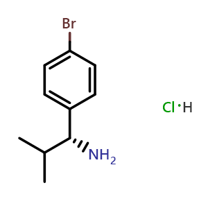(1R)-1-(4-bromophenyl)-2-methylpropylamine hydrochloride