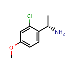 (1S)-1-(2-chloro-4-methoxyphenyl)ethylamine