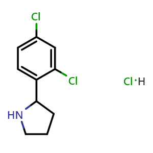 2-(2,4-dichlorophenyl)pyrrolidine hydrochloride