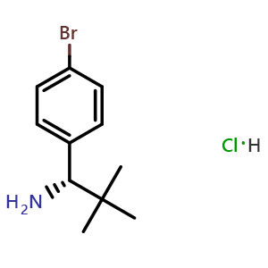 (1S)-1-(4-bromophenyl)-2,2-dimethylpropylamine hydrochloride