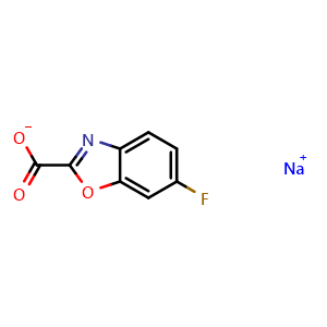 sodium 6-fluoro-1,3-benzoxazole-2-carboxylate
