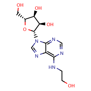 (2R,3R,4S,5R)-2-(6-((2-Hydroxyethyl)amino)-9H-purin-9-yl)-5-(hydroxymethyl)tetrahydrofuran-3,4-diol
