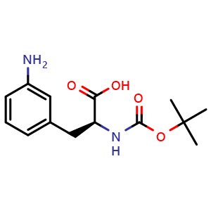 (S)-3-(3-aminophenyl)-2-(tert-butoxycarbonylamino)propanoic